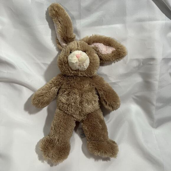 Build-A-Bear Workshop 14 inch Tall Buddy Brown‎ Bunny Rabbit Fluffy Tan Poseable - Picture 1 of 8